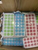 Ice Cube Trays For Freezer With Lid Pop Up Easy Release Flexible Silicone Bottom Durable And Convenient Ice Mold | Random Color - Image 5