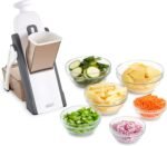 Mandoline Slicer | Safe Adjustable Vegetable Cutter | Multi‑Purpose Kitchen Chopper & Manual Grater ( Random Colour ) - Image 4
