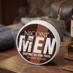 Niconi Men Enzyme De-Tan Pack - Advanced Skincare Facial Pack For Tan Removal Brightening Deep Cleansing And Smooth Refreshing Men Skin Tone - 100g