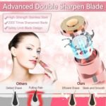 2 In 1 Electric Eyebrow Trimmer And Shaver | Flawless Hair Remover For Women | Painless Facial Hair Removal Device | Rechargeable Eyebrow Trimming Machine - Image 5
