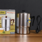 Life Relax Electric Water Kettle 1.0L – Stainless Steel Electric Heating Cup LR-014 | 350W Portable Electric Water Boiler for Tea, Coffee, Milk & Food - Image 3