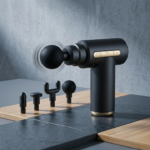 Portable Rechargeable Deep Tissue Massage Gun With Multiple Massage Heads For Muscle Relaxation - Image 3