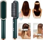 909 Hair Straightening Brush | Electric 2‑in‑1 Straightener & Curler | Heating Styling Comb | Quick 3‑Minute Styling - Image 3