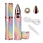 2 in 1 Eyebrow Trimmer and Shaver, Recebrow Removal Flawless Hair Remover 2 in 1 Hair Remover Trimmer For Women, Flawless Facial Machine Razor, Painless Eye (With Box )