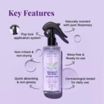 Bare Anatomy Rosemary & Rice Water Hair Growth Spray | Boosts Thickness | Controls Hair Fall | 200ml - Image 4