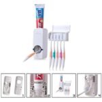 Automatic Toothpaste Dispenser With Toothbrush Holder Easy Use Bathroom Accessory - Image 3
