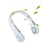Portable Neck Fan USB Rechargeable Adjustable Personal Fan for Indoor & Outdoor Use (Random Color) - Image 2