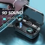 DaMix Original M10 Bluetooth Earbuds – Wireless Earphones with LED Display & Power Bank Case - Image 4