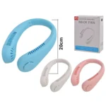 X5 Leafless Hanging Neck Fan with Adjustable Neck Band - Portable Rechargeable Neck Fan - Neck Fan For Summer (Random Color) - Image 10