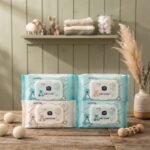 Soft-Creme Baby Wipes Pack of 10 -| 80 Wipes Each Pack | 100% Cotton | Alcohol Free | Best Quality with light Fragrance - Image 2