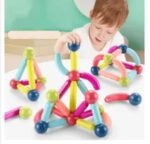 Magnetic Toys Building Blocks - 36 PCS Kids Magnet Balls and Rods Set Toddler STEM Sticks Toy Learning Educational Block Games Stacking Toys for Boy Girl Age 3+ Years Old Preschool - Image 4