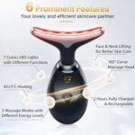 Rechargeable Face Massager Neck Device Anti-Wrinkle Skin Tightening Device - Image 3