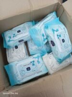 Soft-Creme Baby Wipes Pack of 10 -| 80 Wipes Each Pack | 100% Cotton | Alcohol Free | Best Quality with light Fragrance - Image 4